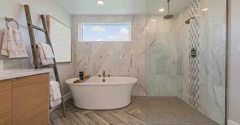 Luxury Master Bath Designs in St. Bonaventure