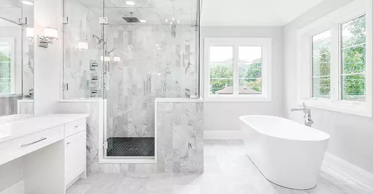 New Construction Master Bathrooms in St. Bonaventure