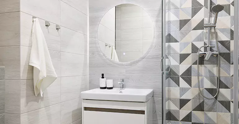 Small Master Bathroom Remodel in St. Bonaventure